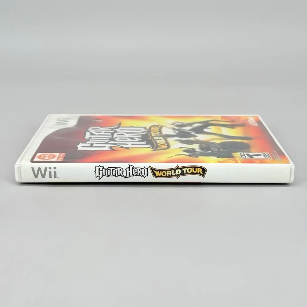 Guitar Hero World Original Nintendo Wii Replacement Case & Manual Only No Game